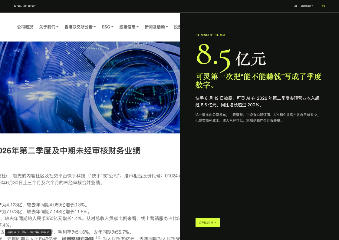 Issue 007 Kling quarterly revenue page preview
