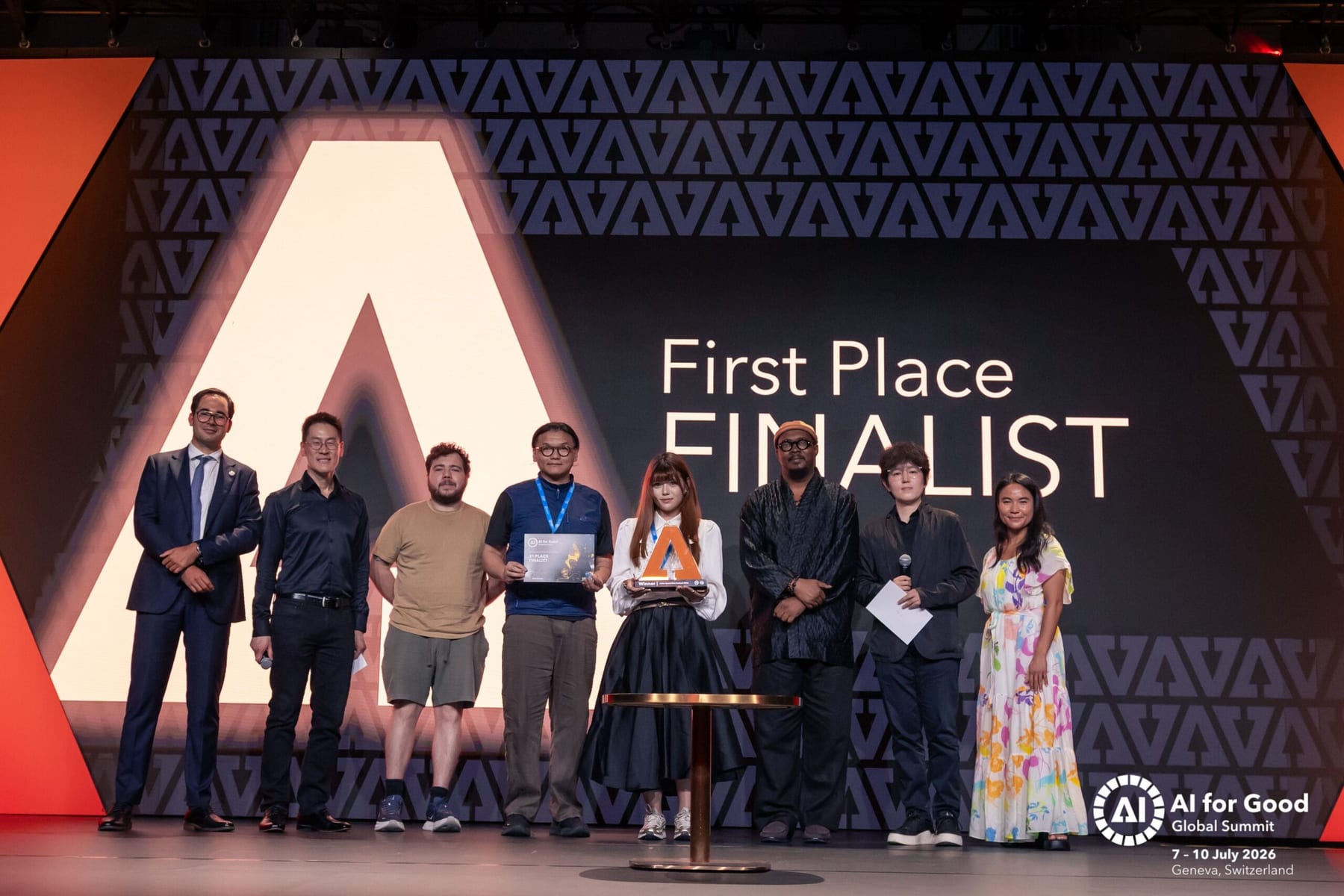 AI for Good Film Festival 2026 颁奖现场