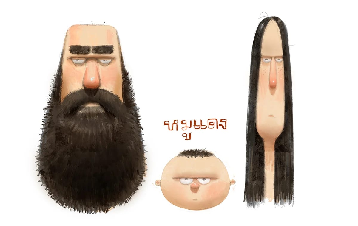 The Homo Sapiens Family 角色概念设计
