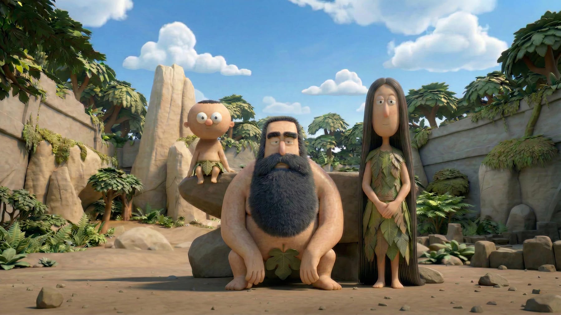 The Homo Sapiens Family 中的一家三口